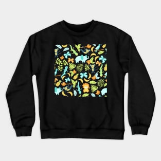 Cute Animal Pattern Crewneck Sweatshirt